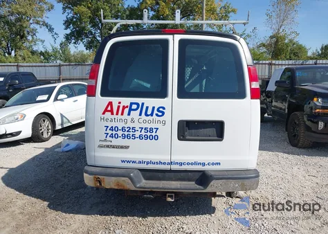 2017 Chevrolet Express 2500 Work Van from USA, damaged, VIN 1GCWGAFF5H1137853